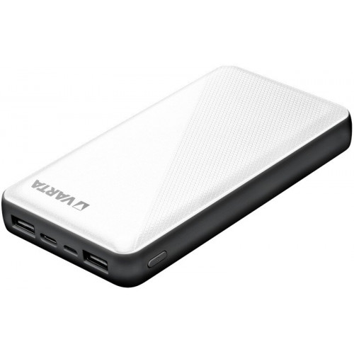 Повербанк VARTA Energy 15000mAh 15W на 2 порти USB 5V 3A із портами micro-USB та Type-C для підзарядки
