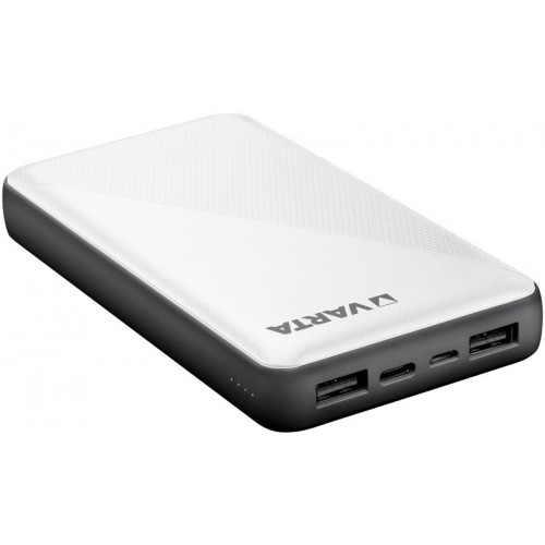 Повербанк VARTA Energy 15000mAh 15W на 2 порти USB 5V 3A із портами micro-USB та Type-C для підзарядки