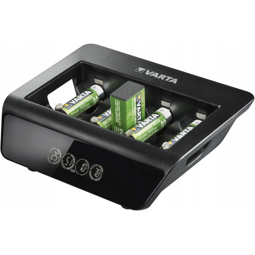 VARTA LCD Universal Charger Plus - универсальное зарядное устройство для аккумуляторов AA/AAA/C/D/Крона