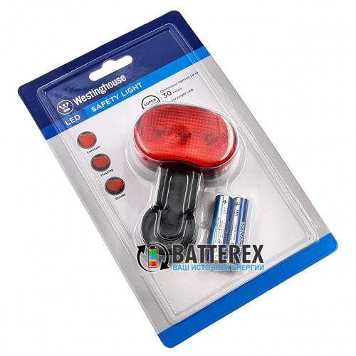Westinghouse WF1511 - велосипедный задний фонарь + 2 батарейки ААА Westinghouse Alkaline