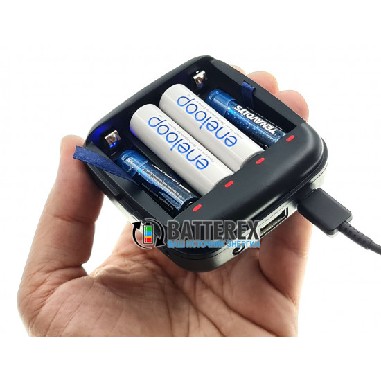 Зарядний пристрій XTAR BC4 для AA/AAA Li-ion 1.5V та NiMH 1.2V 