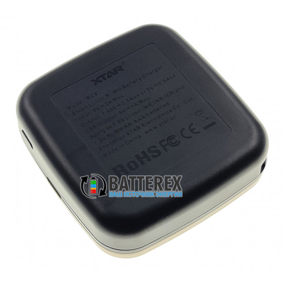 Зарядний пристрій XTAR BC4 для AA/AAA Li-ion 1.5V та NiMH 1.2V 