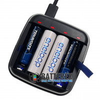 XTAR BC4 - універсальний зарядний пристрій для АА/AAA акумуляторів Li-ion 1.5V та NiMH 1.2V з функцією повербанку та ліхтарика