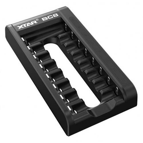XTAR BC8 - уніиверсальний зарядний пристрій на 8 акумуляторів АА та AAA Li-ion 1.5V та NiMH 1.2V