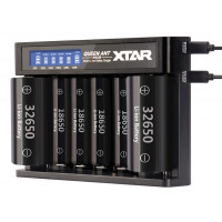 XTAR MC6 QUEEN ANT - 6-канальная зарядка для Li-Ion аккумуляторов 18650, 14500, 16340 и др.
