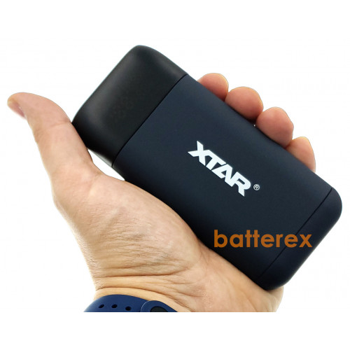 XTAR PB2S Black - повербанк на 2 акумулятори 18650/20700/21700 з функцією швидкого заряду QuickCharge
