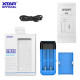 Повербанк XTAR PB2S Blue на 2 акумулятори 18650/20700/21700