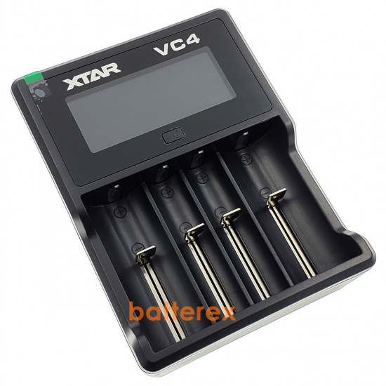 XTAR VC4 - універсальна зарядка для акумуляторів Li-Ion/Ni-MH з виміром ємності. Оригінал, гарантія 12 місяців