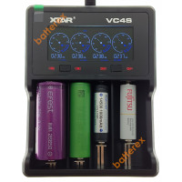 XTAR VC4S - зарядний пристрій для акумуляторів Li-Ion/Ni-MH із функціями тесту ємності та зберігання - Оригінал - гарантія 12 місяців