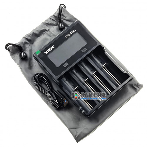 XTAR VC4SL - зарядний пристрій для акумуляторів Li-Ion та NiMH із підтримкою довгих акумуляторів 21700 із захистом - Оригінал - гарантія 12 місяців