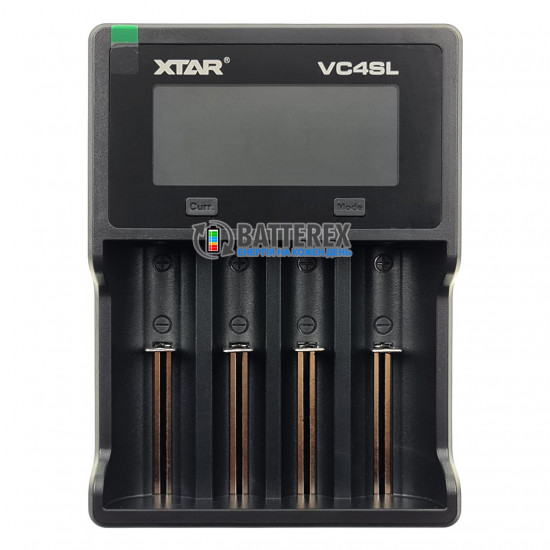 XTAR VC4SL - зарядний пристрій для акумуляторів Li-Ion та NiMH із підтримкою довгих акумуляторів 21700 із захистом - Оригінал - гарантія 12 місяців