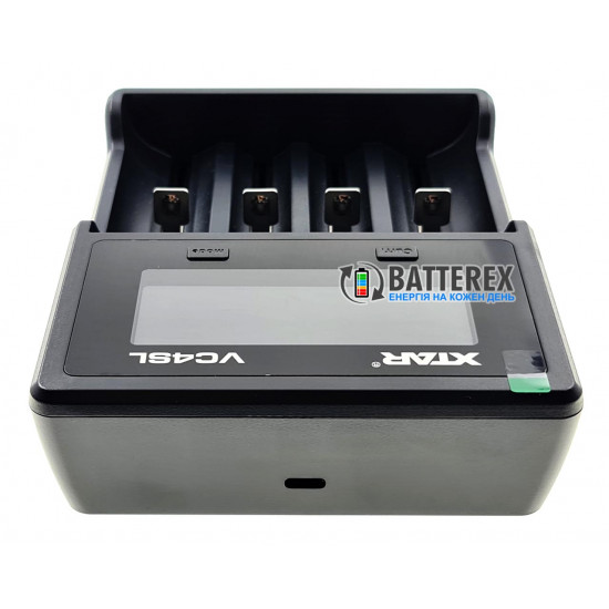 XTAR VC4SL - зарядний пристрій для акумуляторів Li-Ion та NiMH із підтримкою довгих акумуляторів 21700 із захистом - Оригінал - гарантія 12 місяців