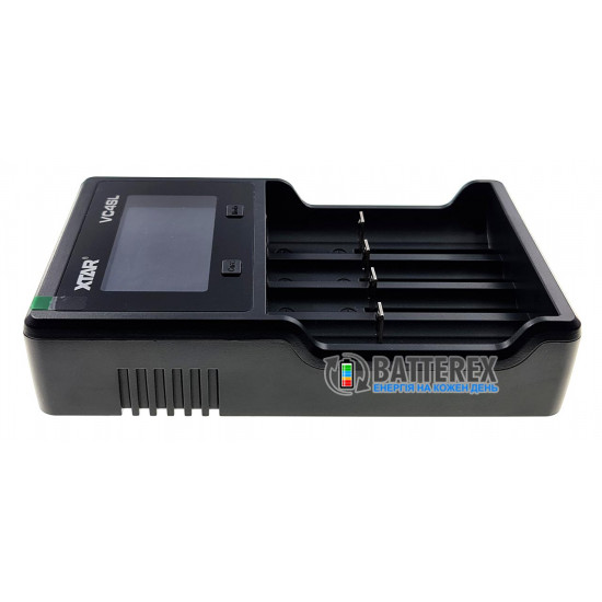 XTAR VC4SL - зарядний пристрій для акумуляторів Li-Ion та NiMH із підтримкою довгих акумуляторів 21700 із захистом - Оригінал - гарантія 12 місяців